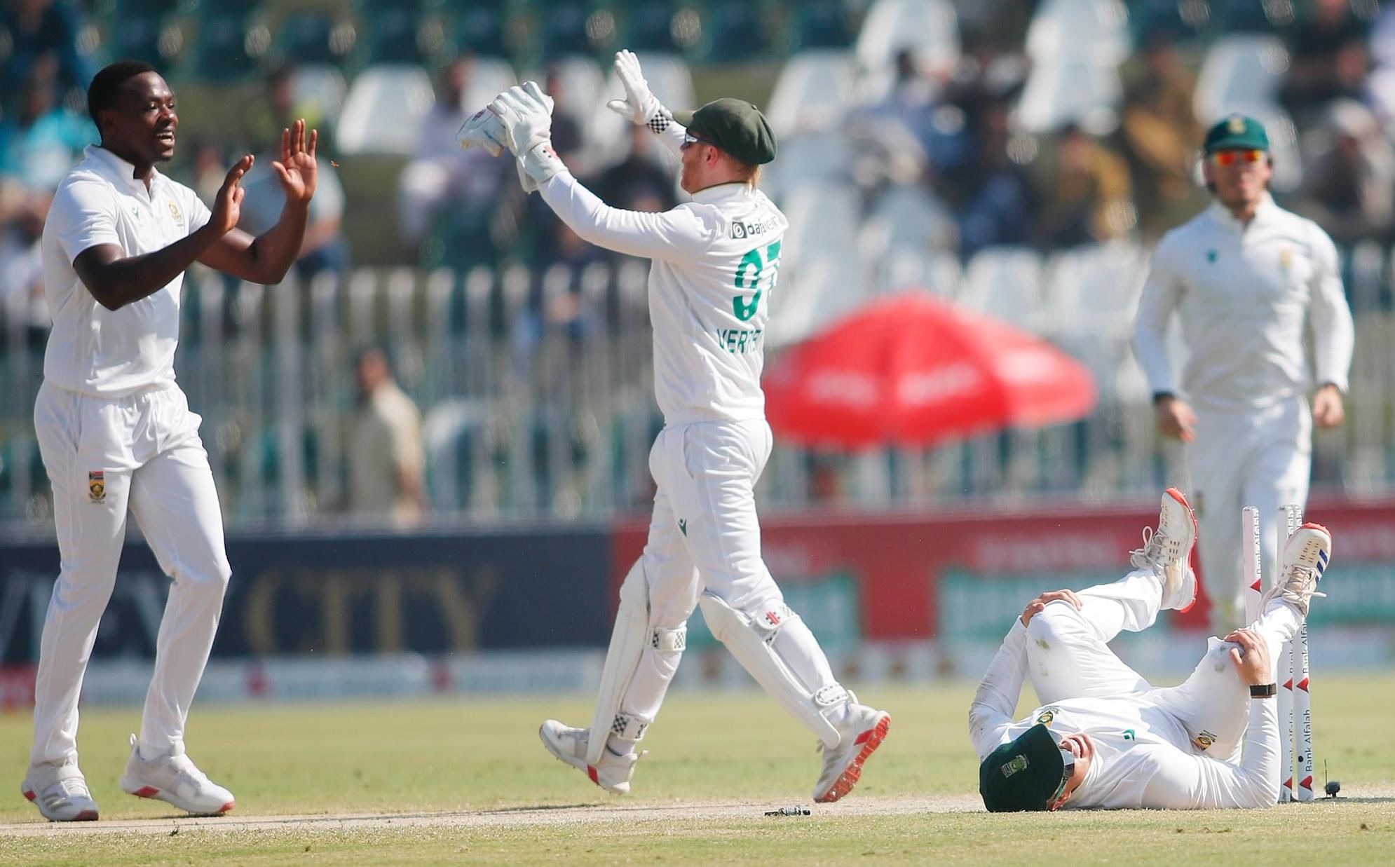2nd Test: Simon Harmer’s Six-for Spins South Africa to Series-levelling Win in Rawalpindi