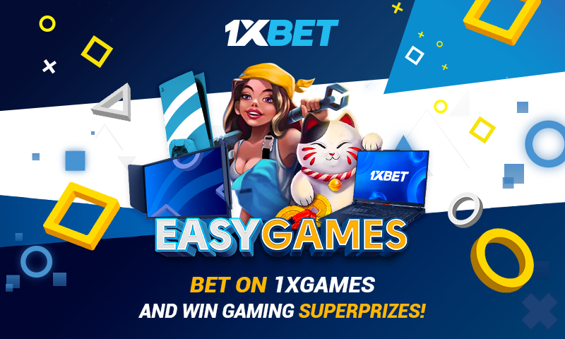 1xBet Easy Games Promotion: Bet 3 EUR & Stand a Chance to Top Gadgets!