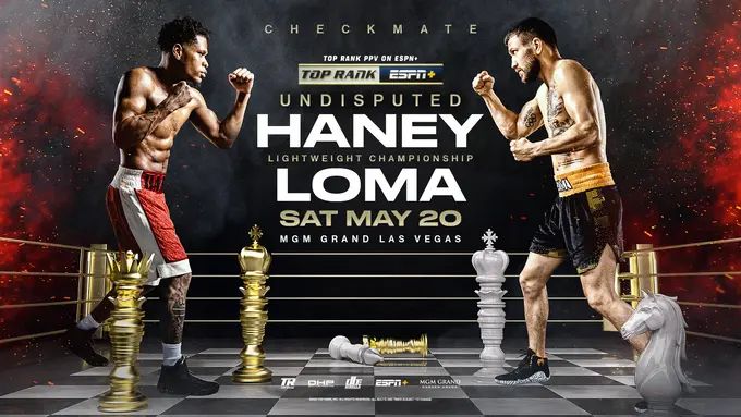 Haney to face Lomachenko on May 20 in Las Vegas