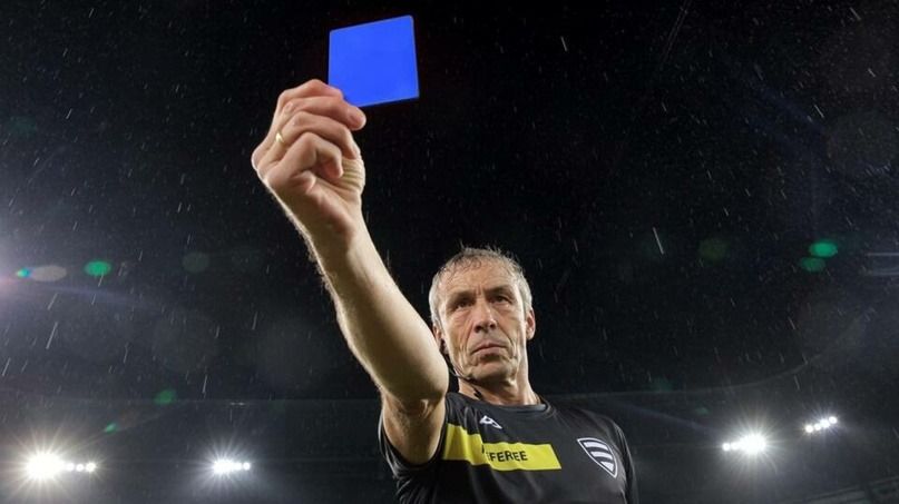 Football To Have Blue Cards For Tactical Fouls Or Talking To Referee
