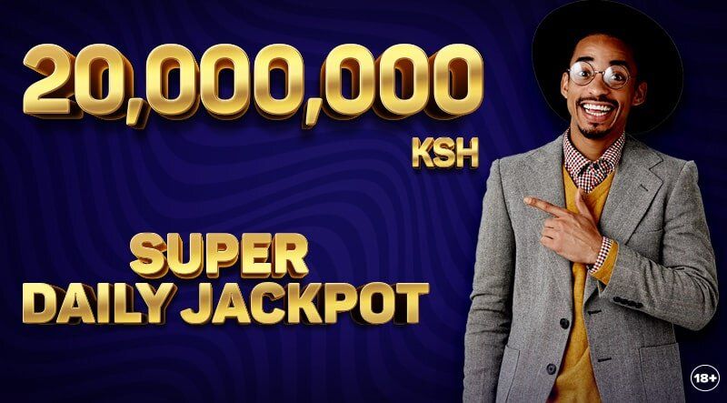 MozzartBet Kenya Super Daily Jackpot up to 20,000,000 KES