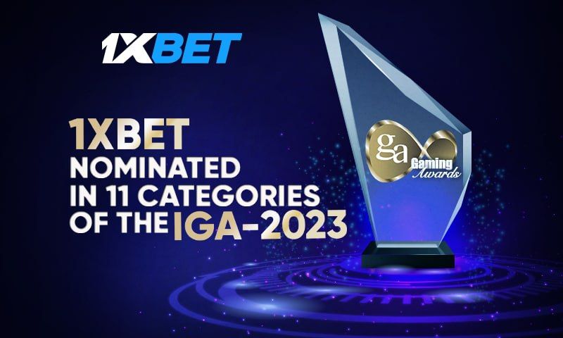 1xBet Nominated in 11 Categories at IGA 2023