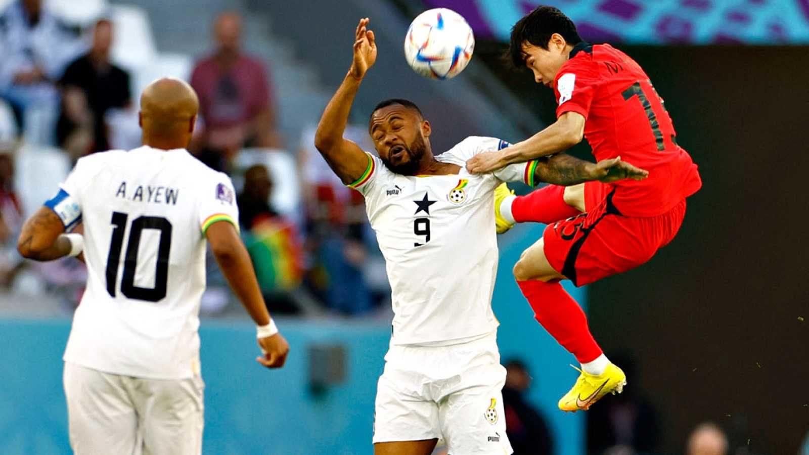 La selección de Corea del Sur, perdió ante la de Ghana, en el juego por segunda ronda del Grupo H, en Qatar 2022