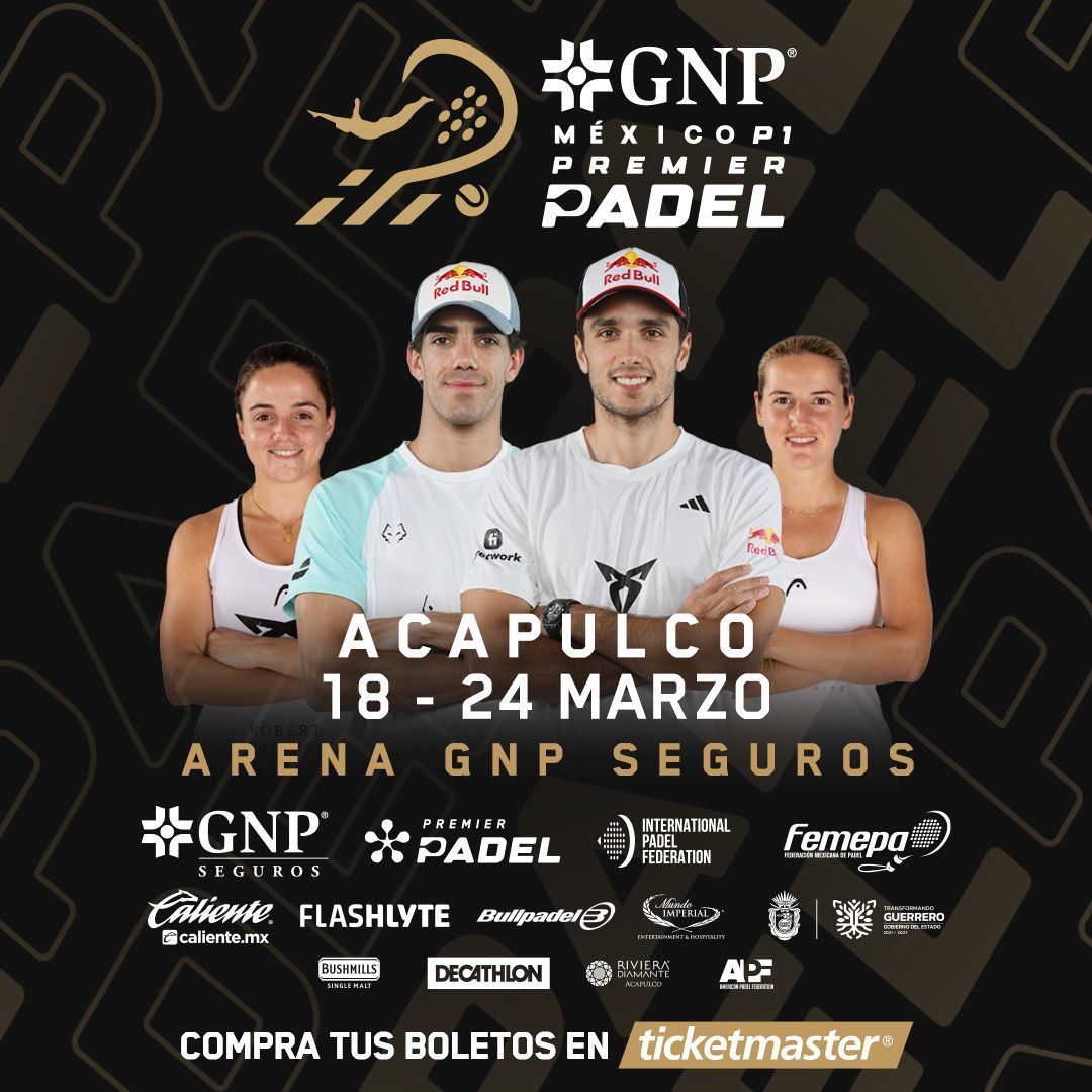 Decathlon tienda oficial del GNP Acapulco Premier Pádel