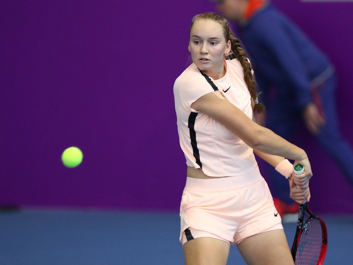 Liudmila Samsonova vs Elena Rybakina WTA 500 Strasbourg Final 2025 match on clay court