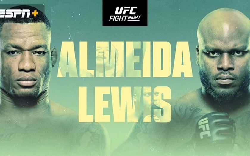 Jailton Almeida vs. Derrick Lewis: Preview, Where to Watch and Betting Odds