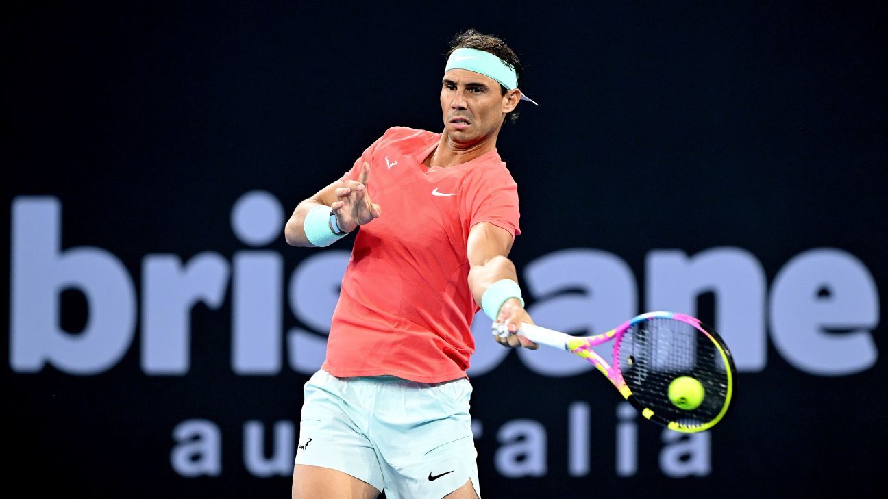 Rafael Nadal ganó en Brisbane 
