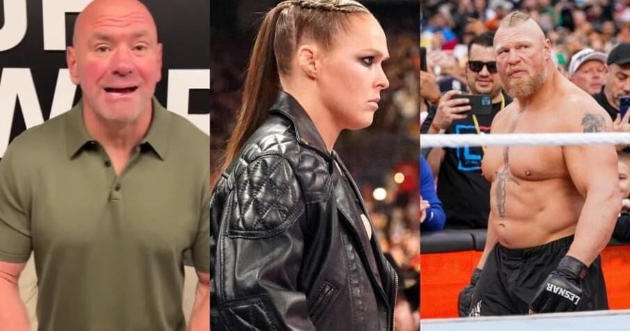 Dana White Refutes Information About Rousey, Lesnar And St-Pierre's Return at UFC 300