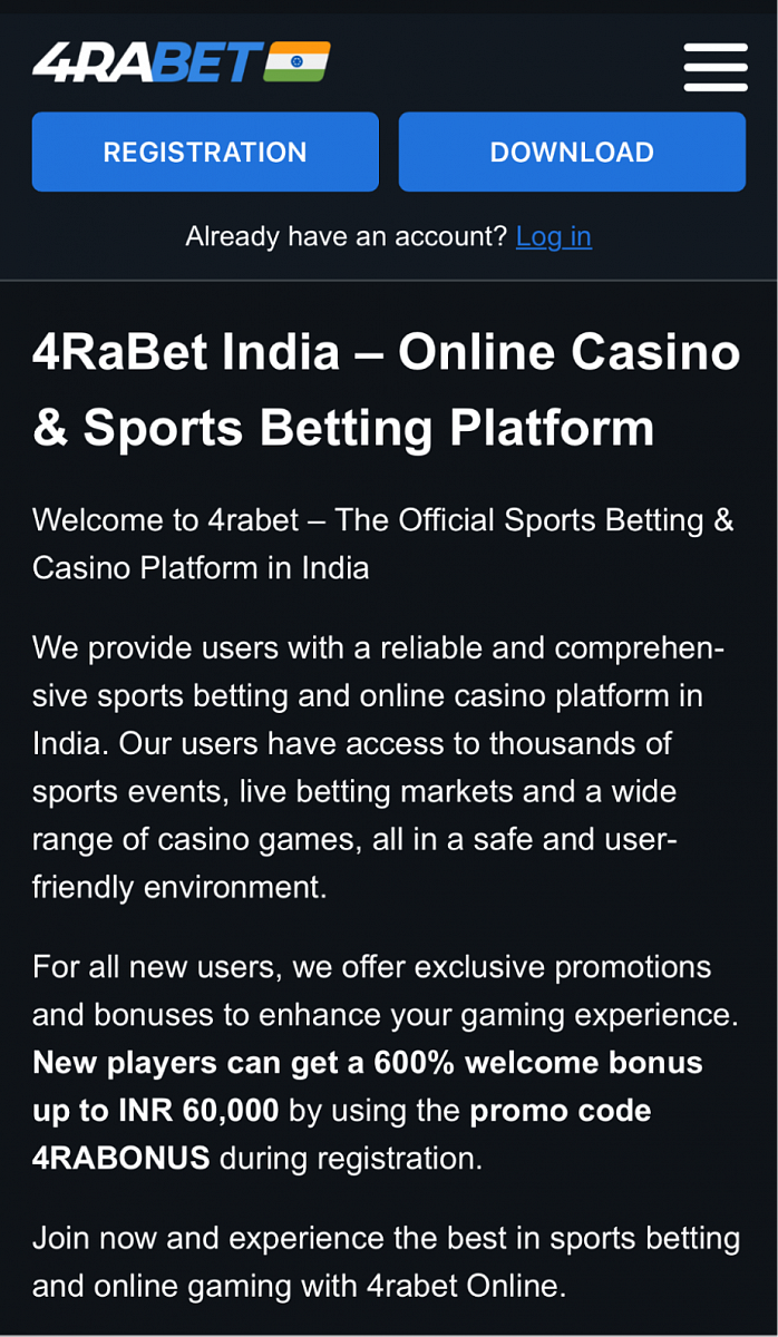 Official 4Rabet Website