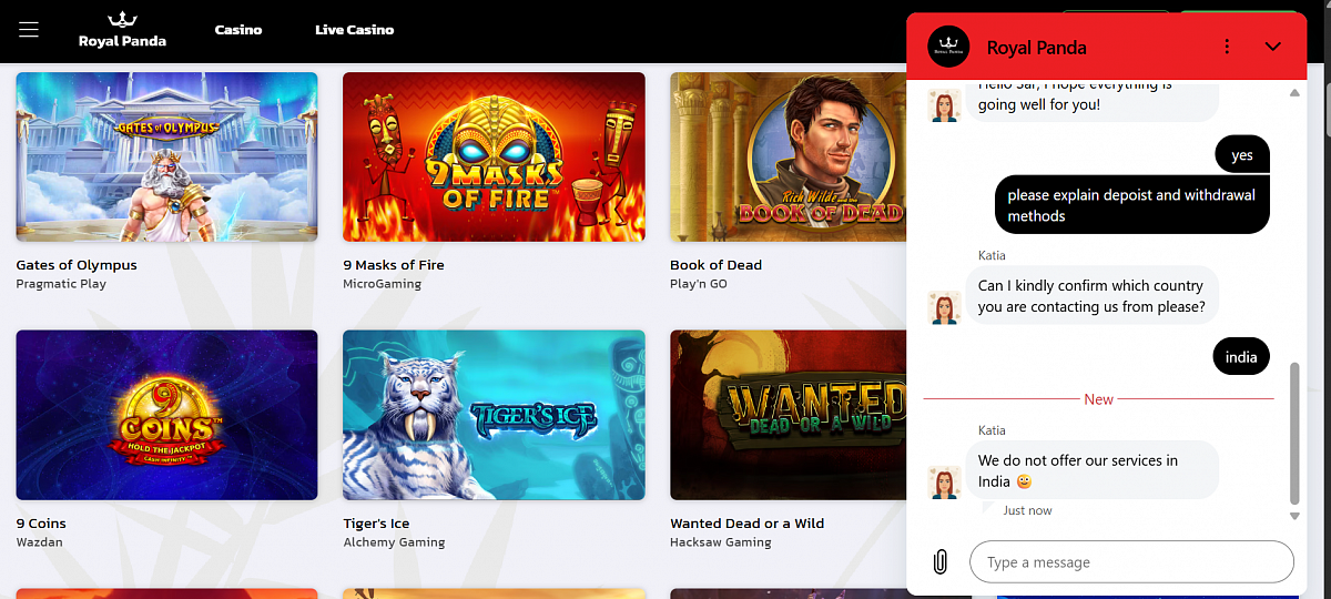 Royal Panda India Access 