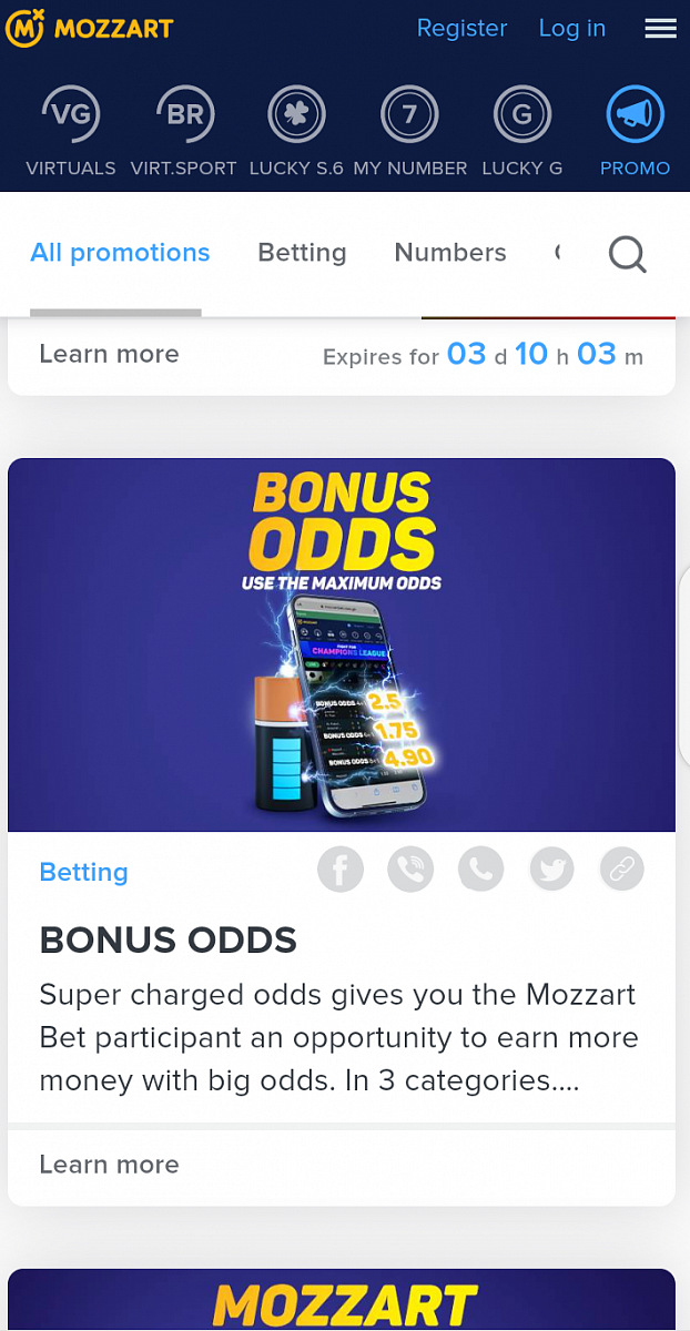 Mozzart Mobile App Bonuses.3