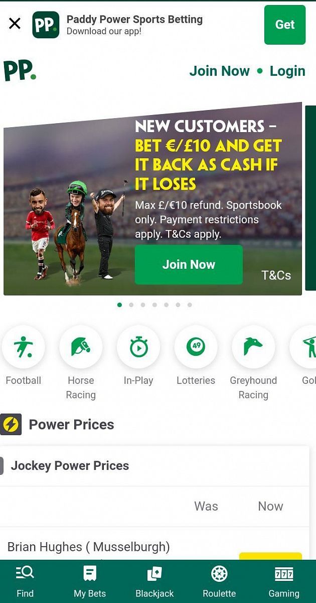 Paddy Power beat the drop