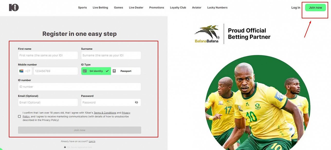 10Bet Login South Africa - How To Log in My Account & Get Welcome Bonus ...