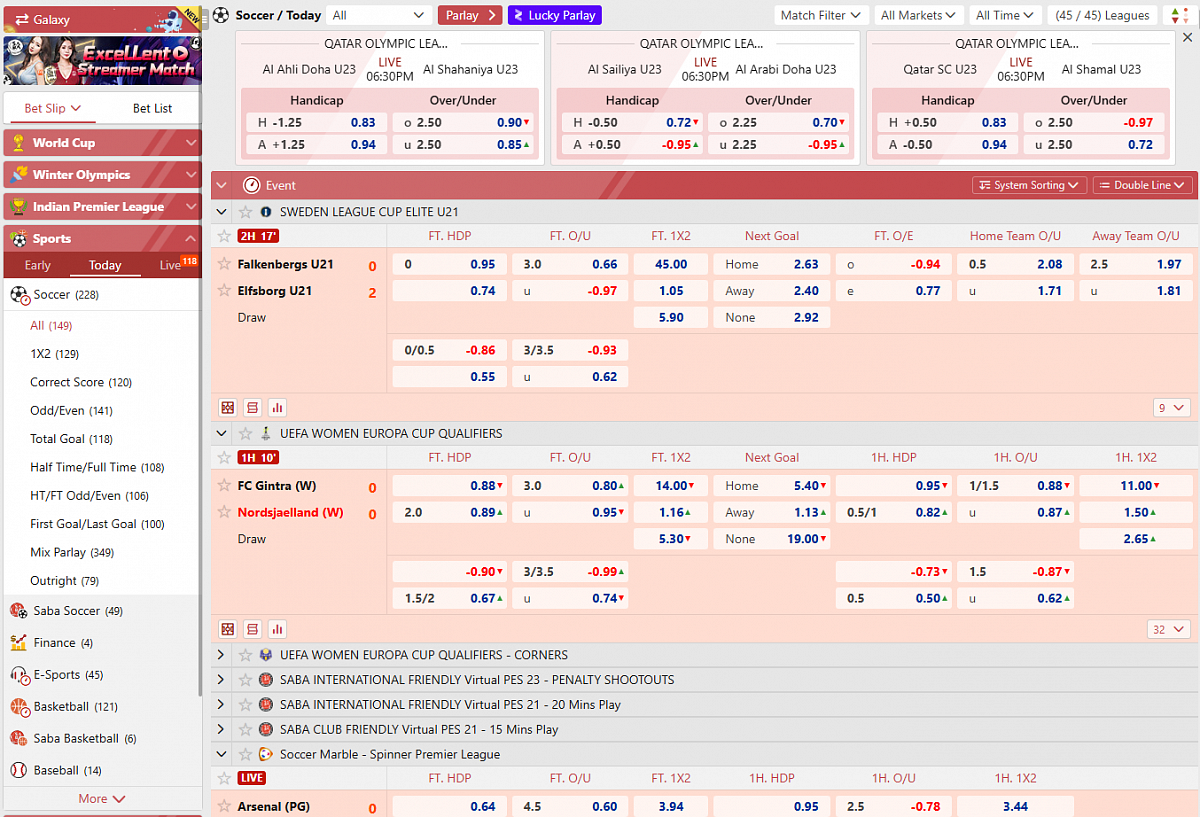 12bet desktop interface