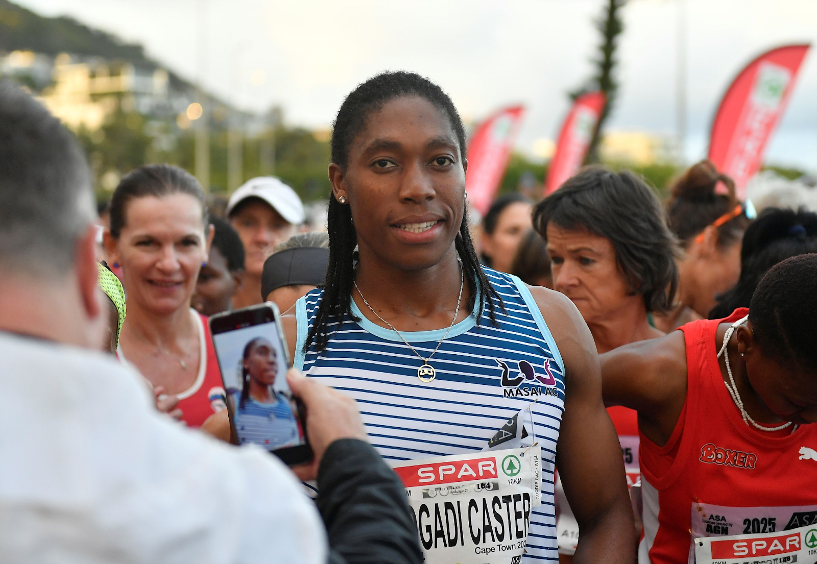 Caster Semenya pictured at the start of the 2025 SPAR Grand Prix in Cape Town. SPAR has welcomed the ruling by the European Court of Human Rights (ECHR) that South African Olympian Caster Semenya was denied a fair trial by Switzerland’s legal system