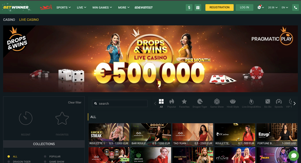Online Casino Games Betwinner