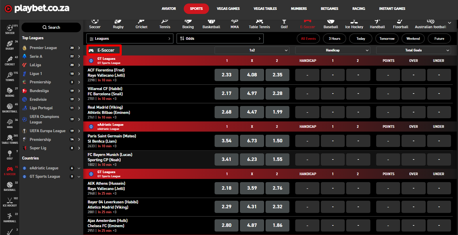 Playbet eSoccer