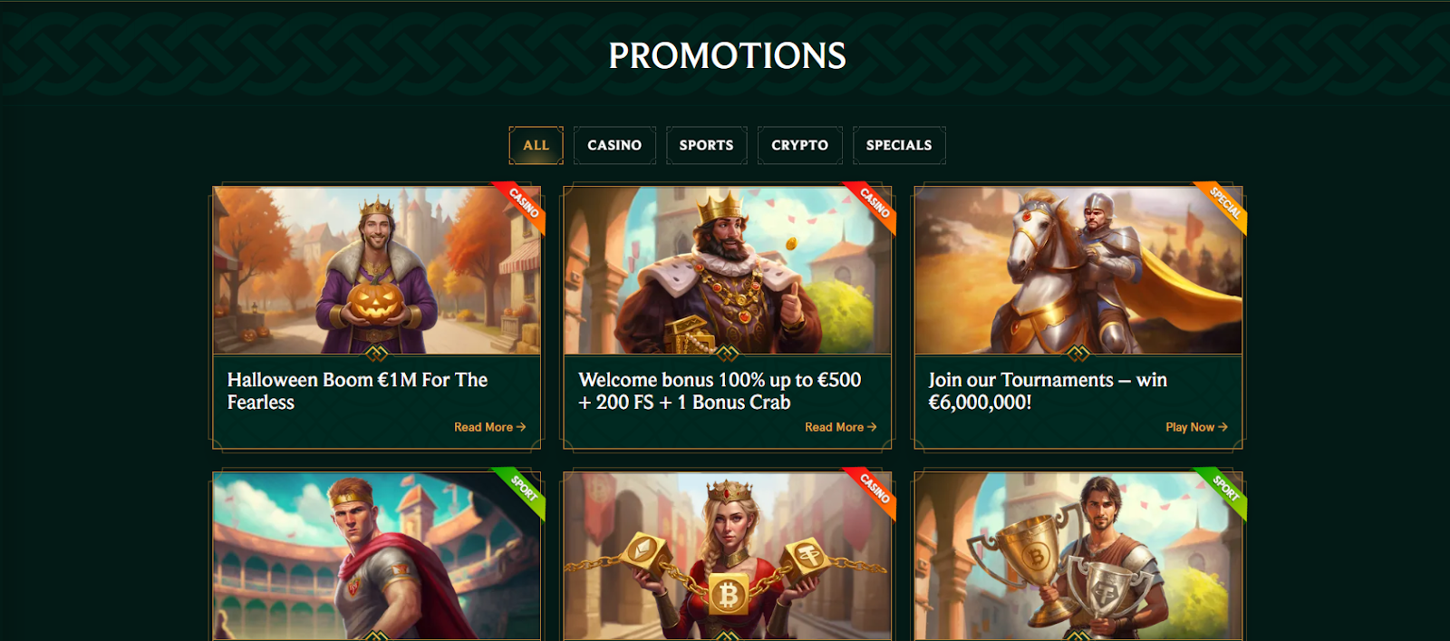 Casinia promotions