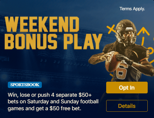 Weekend Bonus Play