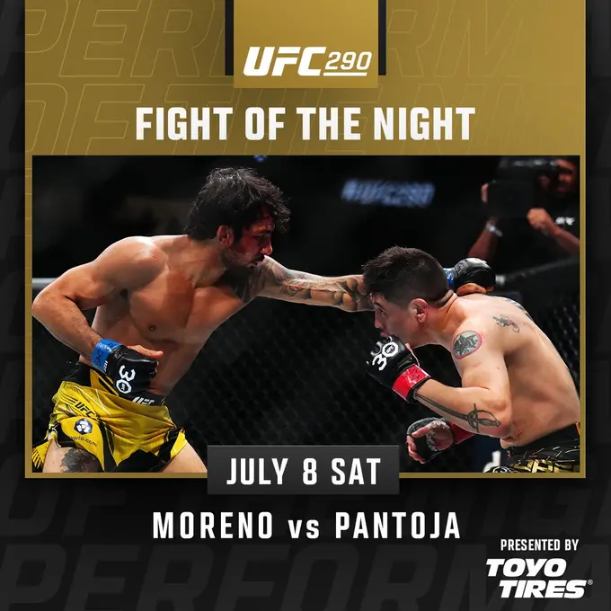 Brandon Moreno and Alexandre Pantoja