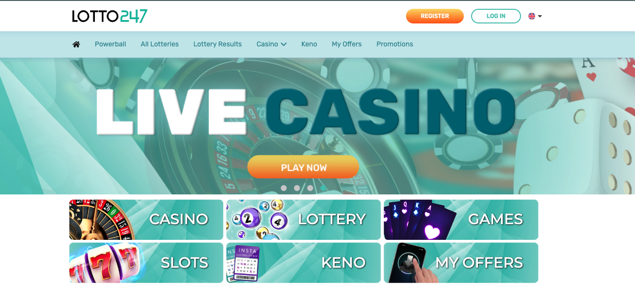 Lotto247 home Page Lotto247 home Page