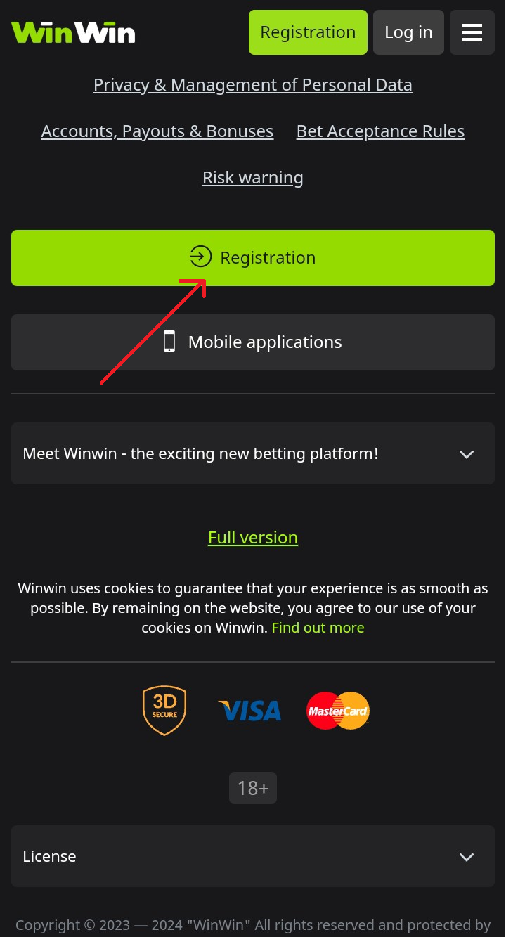 WinWinBet Mobile Apps