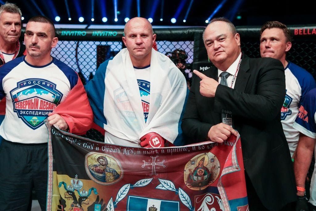 Fedor Emelianenko and Scott Coker Fedor Emelianenko and Scott Coker