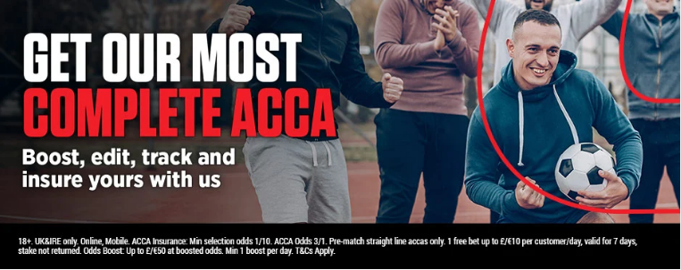 An image of the Ladbrokes get our complete acca bonus