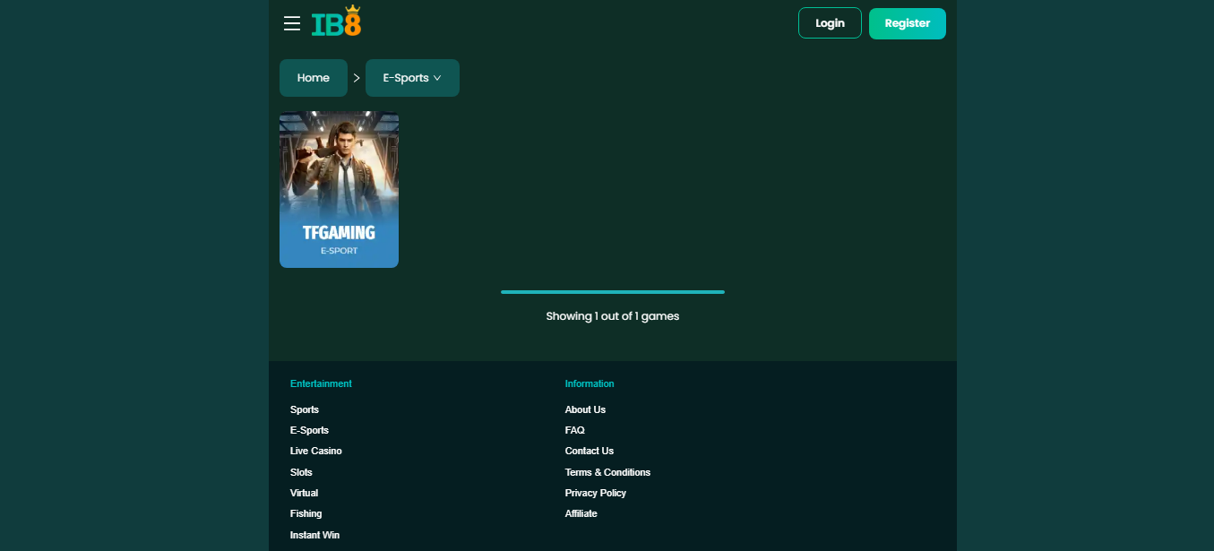 IB8 Esports Singapore Esports Betting Sites in Singapore