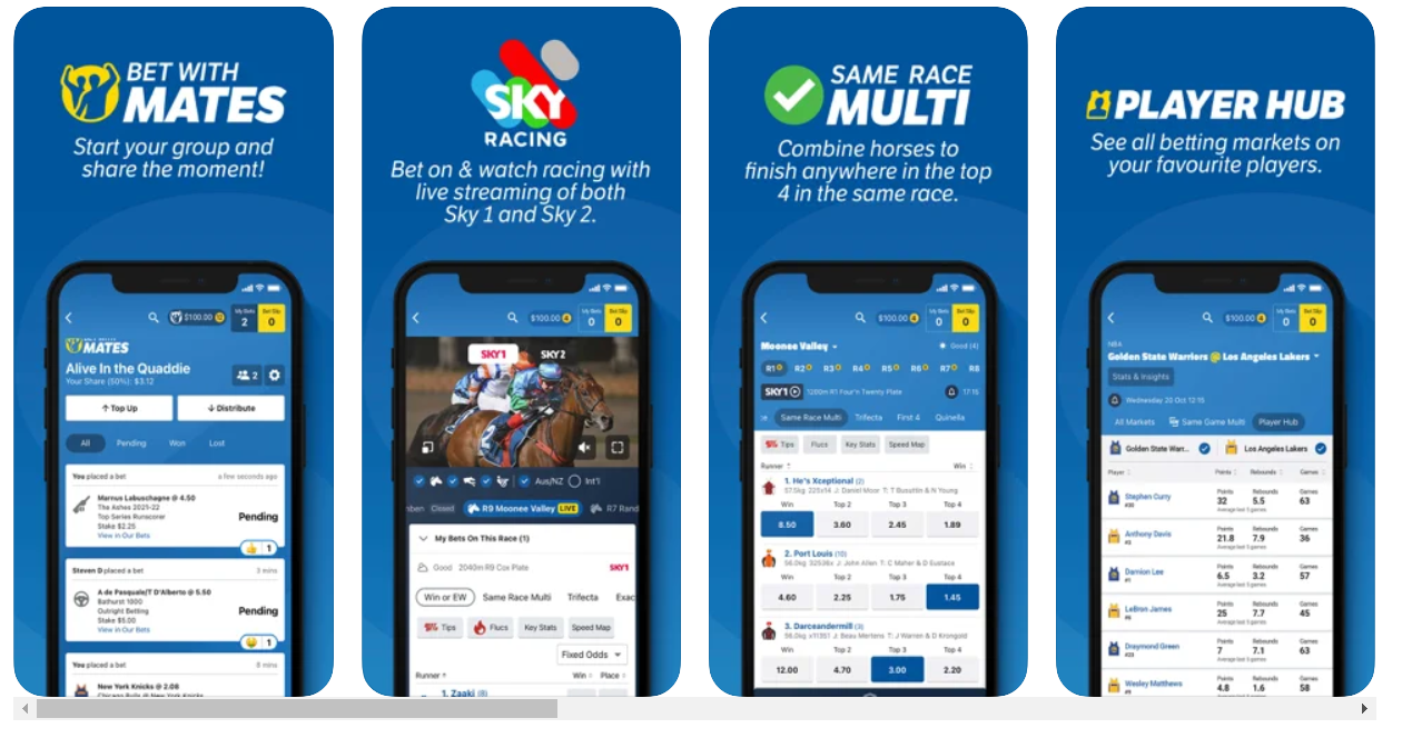 Bet on horse racing and sports on SportsBet iOS app