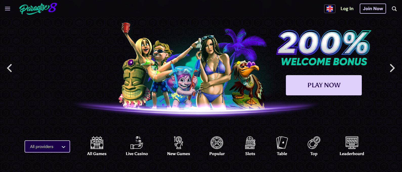 Paradise 8 Welcome Bonus Paradise 8 casino Welcome Bonus