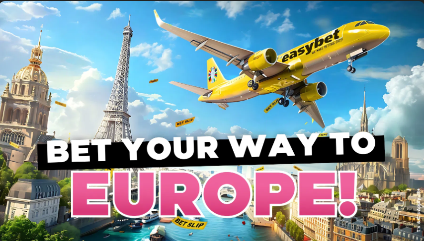 Easybet SA Travel to Europe offer Easybet travel to Europe Promo