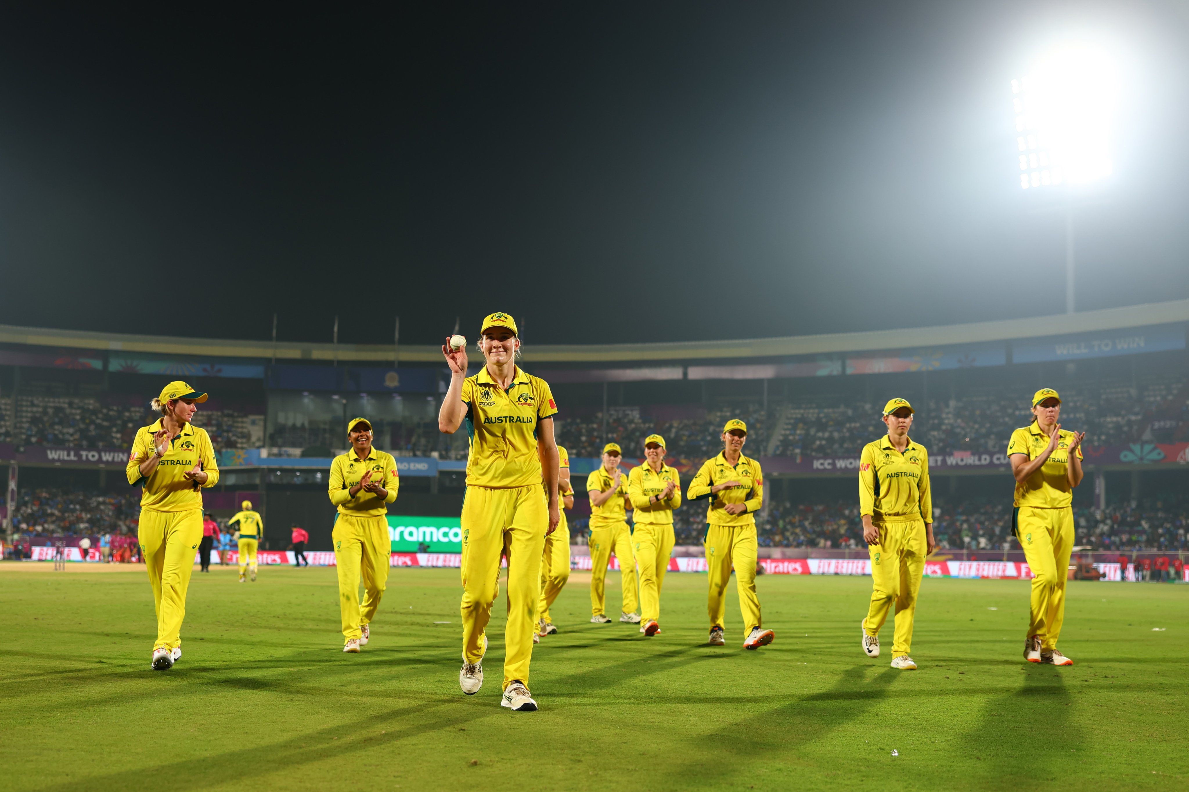 Top Class: Annabel Sutherland impresses with brilliant 5 for 40. @ICC/X