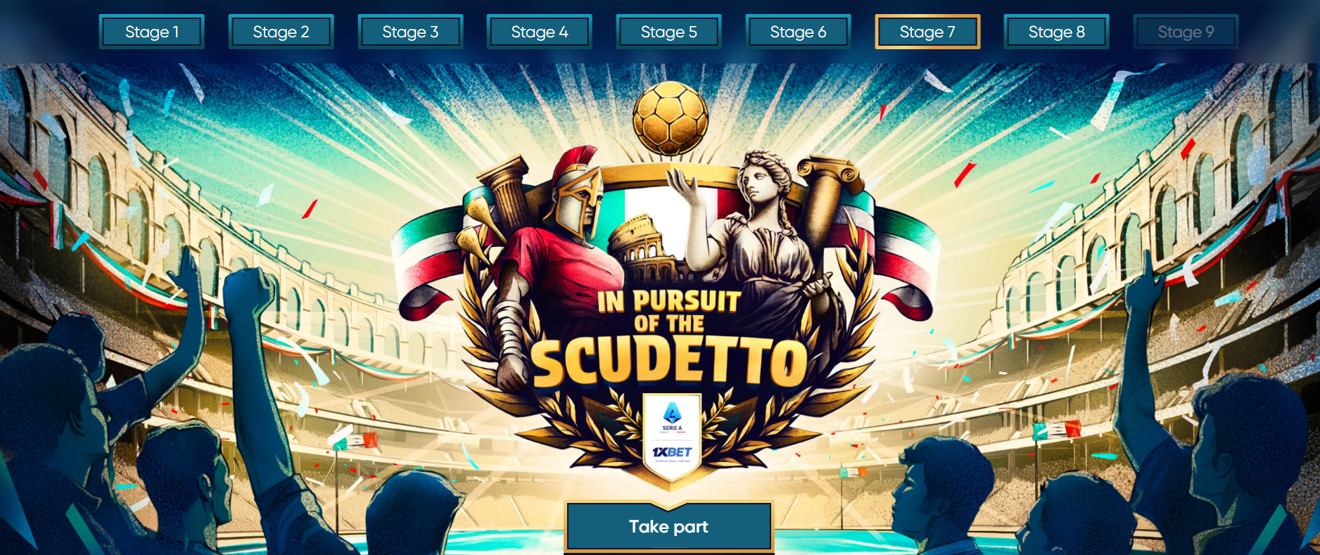 Scudetto offer on 1xBet