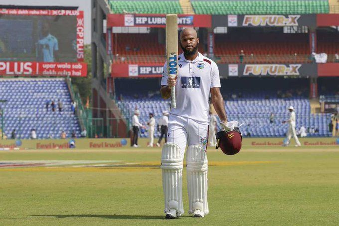 John Campbell scores an impressive ton. @WestIndiescricket/X