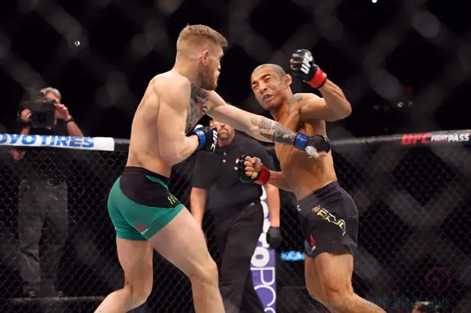 It was in Las Vegas that Conor sensationally knocked out Aldo Aldo Mcgregor
