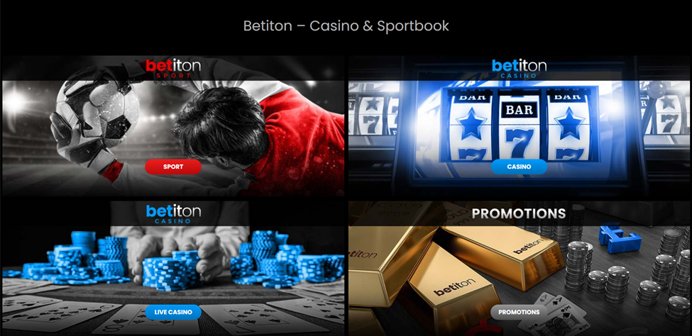 Betiton Bookmaker Homepage