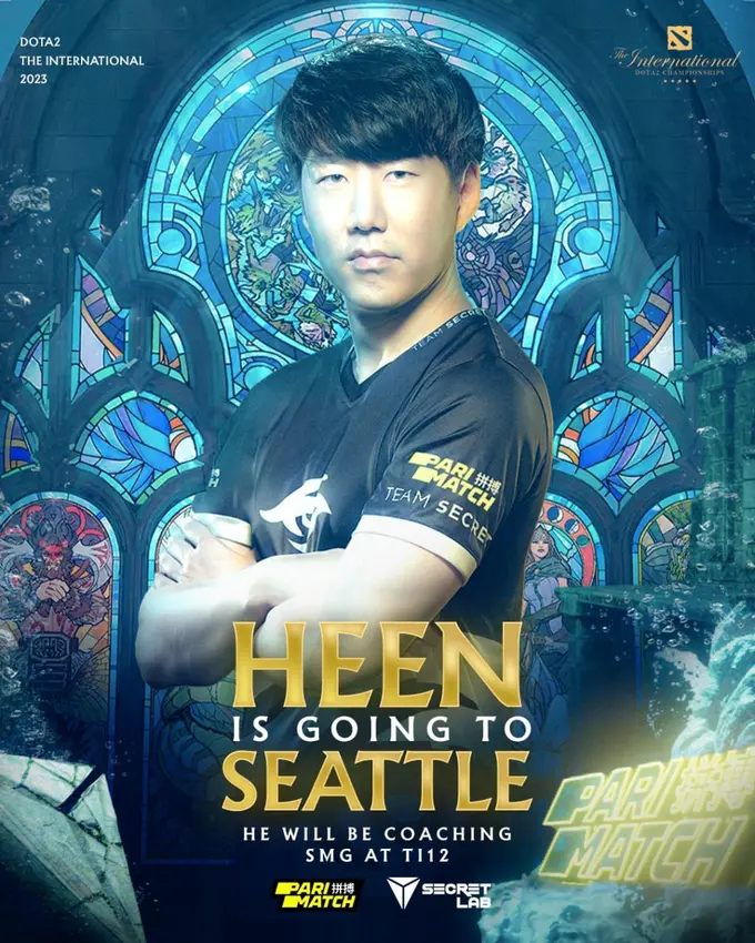 Heen - coach of Team SMG at The International 12