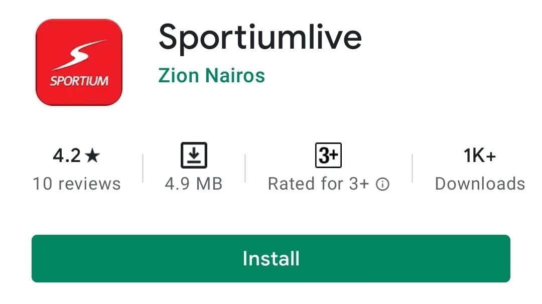Android App Sportium