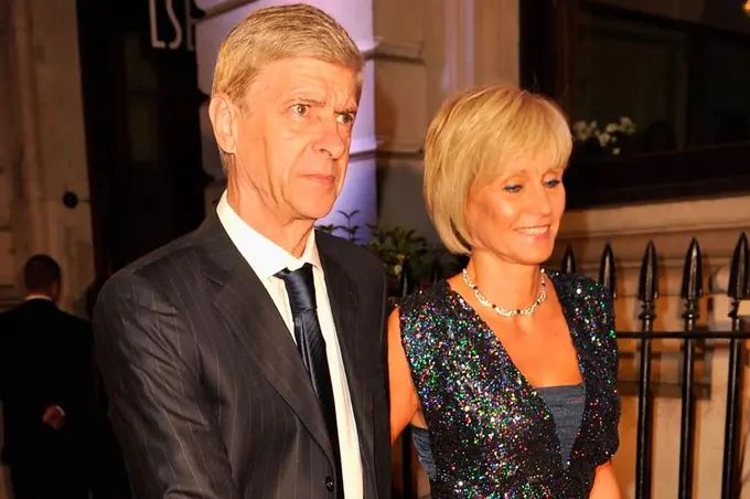 Arsène Wenger and Annie Brosterhous