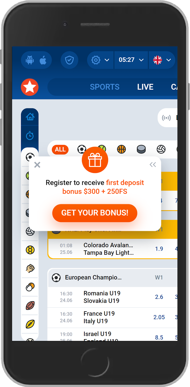 Baixar o Mostbet App para Android (APK) e iOS GRÁTIS