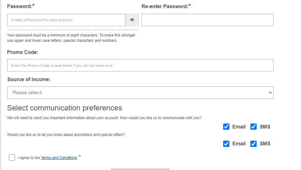 Step 4: Password