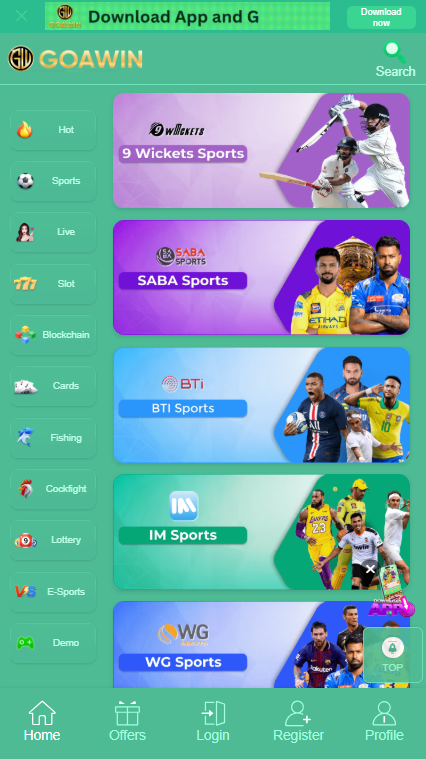 Betting options at Goawin