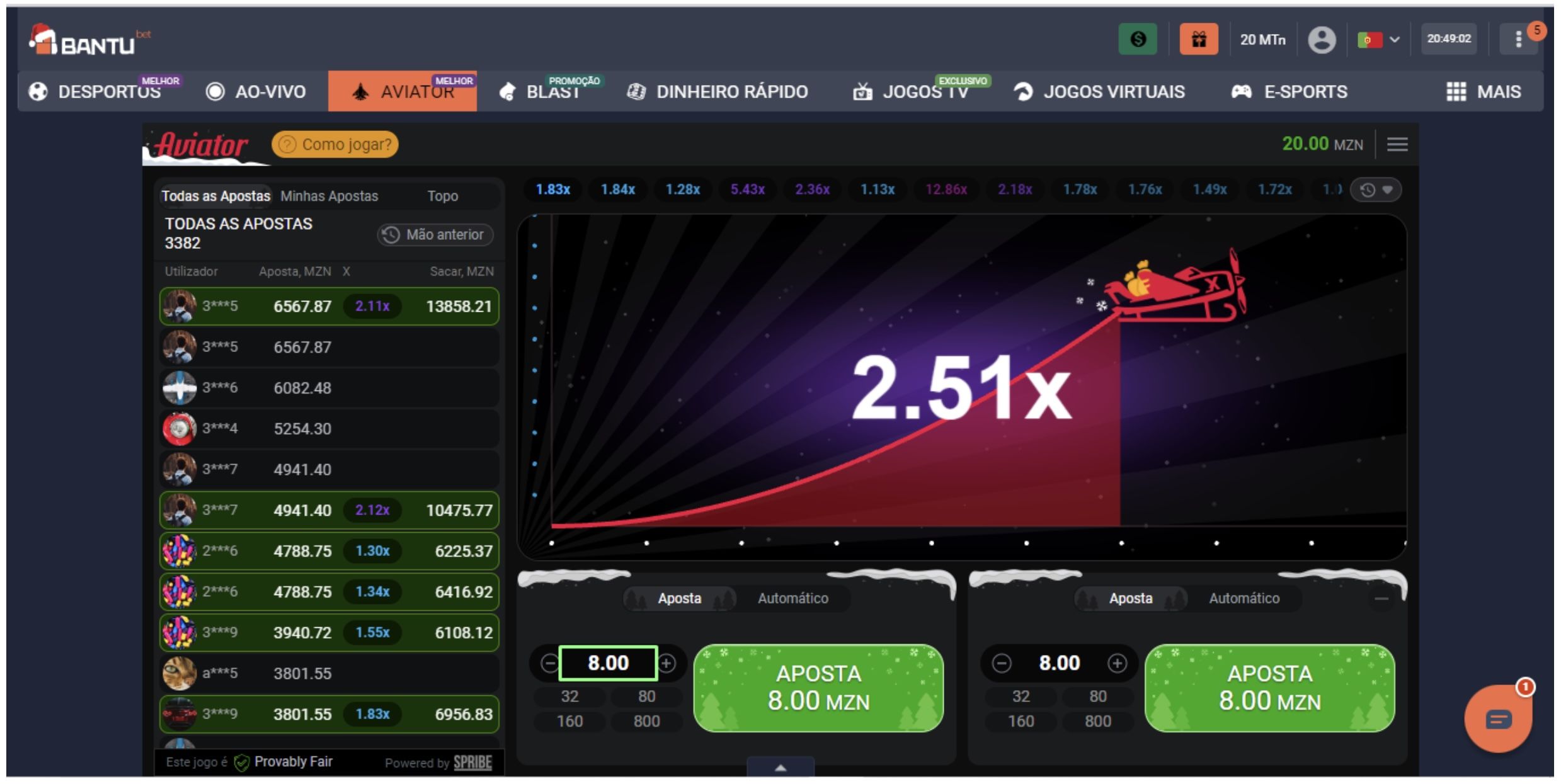 Apostas online de Aviator em Moçambique
