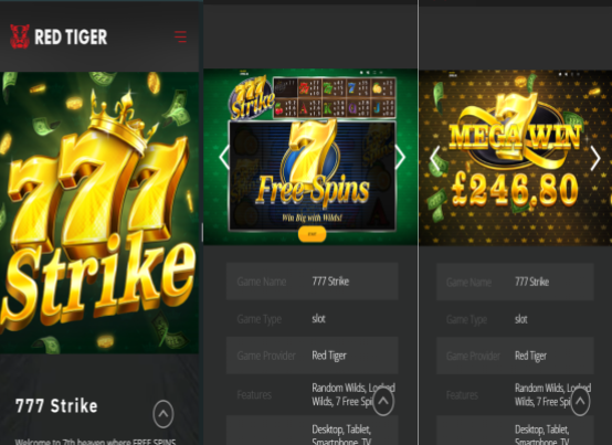 777 Strike Demo Slot the mobile version of the 777 Strike Demo slot