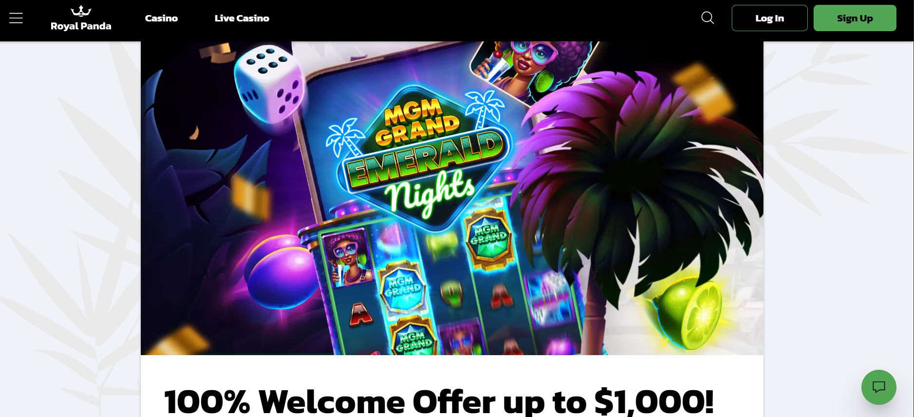 Royal Panda Welcome Offer