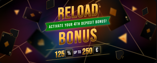 Earn 125% bonus on the 4th account reload