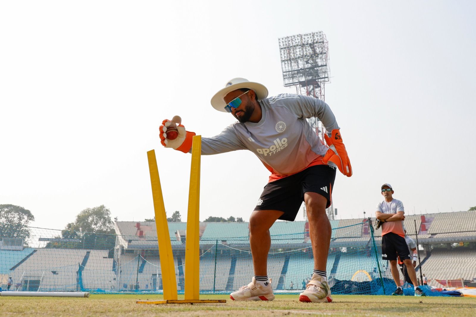 COMEBACK MAN: Rishabh Pant is looking forward to his Test return against South Africa at Eden Gardens in Kolkata. @ BCCI/X