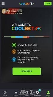 Coolbet mobile site