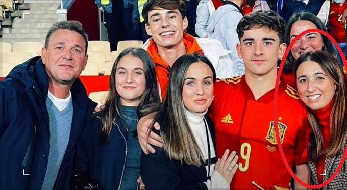 Footballer Gavi's family